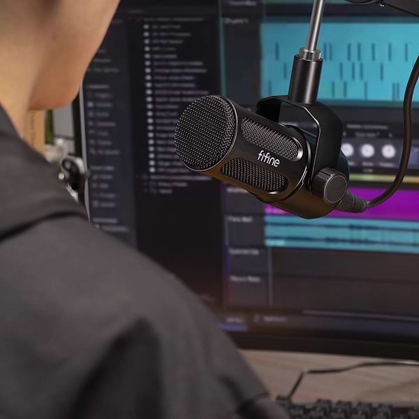Фото - Микрофон для компьютера проводной Fifine Tank 1 XLR Black