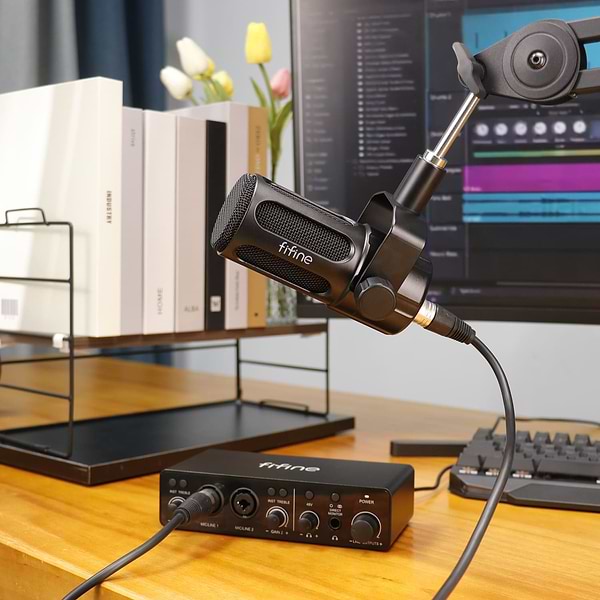 Фото - Микрофон для компьютера проводной Fifine Tank 1 XLR Black