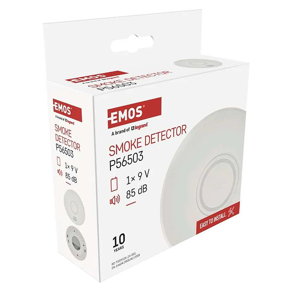 Фото - Беспроводной датчик задымления EMOS извещатель P56503X