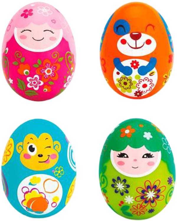 Фото - Брязкальце Hola Toys Яйця в асортименті (3102C)