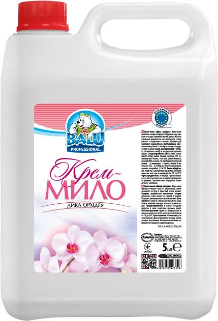 Рідке мило для рук BALU Дика орхідея, кан. 5 л
