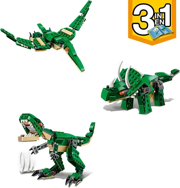 Фото - Конструктор LEGO Creator 3 v 1 Могутні динозаври (31058)