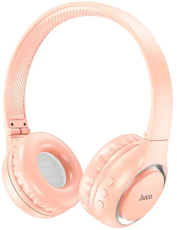 Навушники повнорозмірні бездротові HOCO W41 Charm BT headphones Pink (6931474789280) - Фото 1
