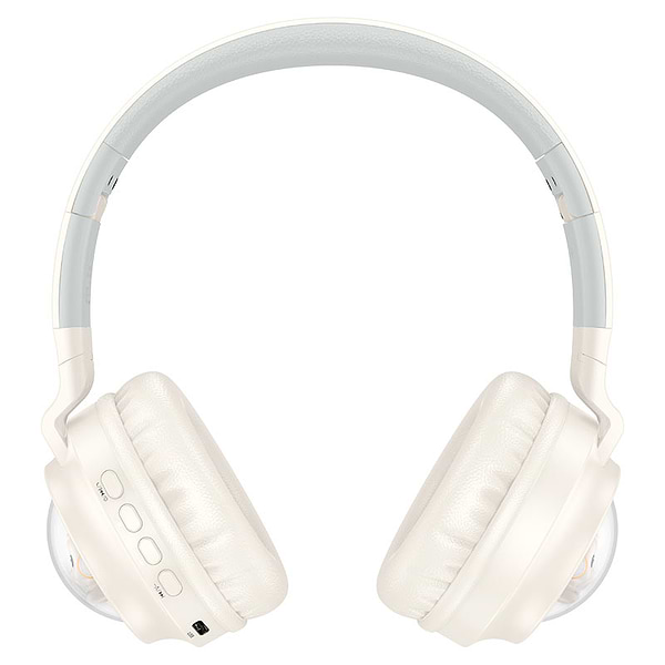Фото - Наушники накладные беспроводные HOCO W50 Cute fun BT headphones Milky white (6942007619578)