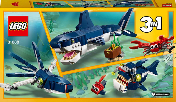 Фото - Конструктор LEGO Creator 3-in-1 Обитатели морских глубин (31088)
