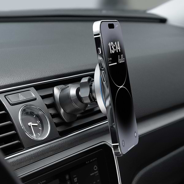 Фото - Автотримач з бездротовою зарядкою Proove Magic Circle Pro 15W Black (479250001)