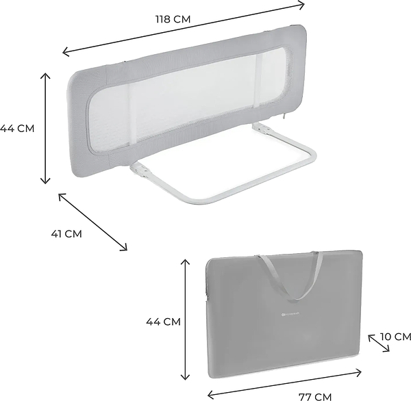 Фото - Бортик класичний Kinderkraft Guard and Dream Grey (KAGUDR00LGR0000)