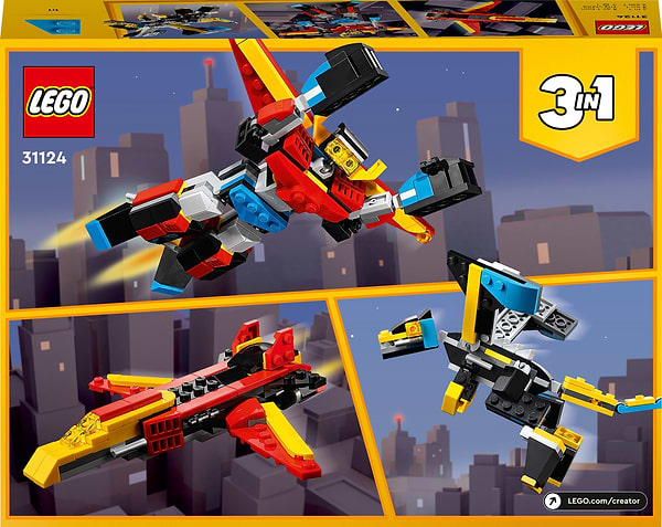 Фото - Конструктор LEGO Creator 3 v 1 Суперробот (31124)