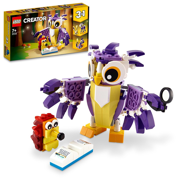 Фото - Конструктор LEGO Creator 3 v 1 Фантастичні лісові істоти (31125)