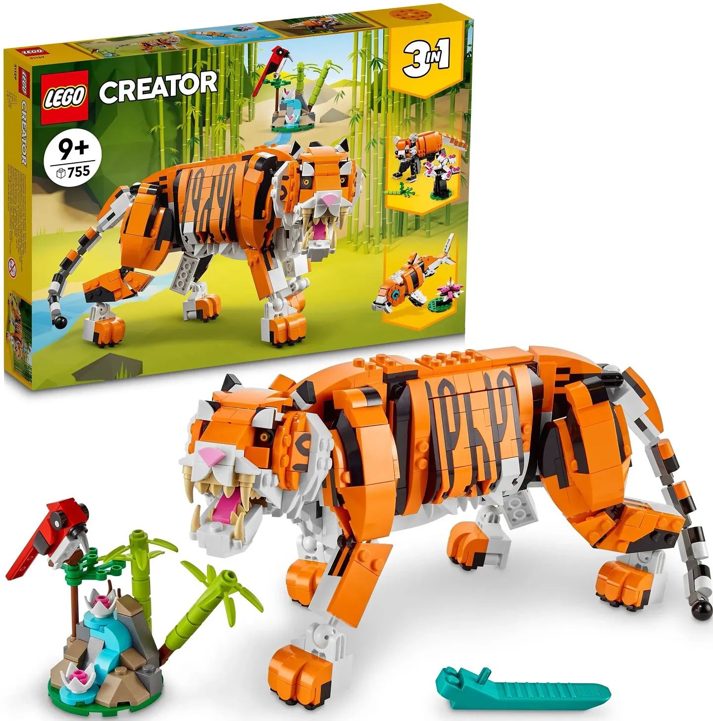 Конструктор LEGO Creator 3 v 1 Величний тигр (31129) - Фото 1
