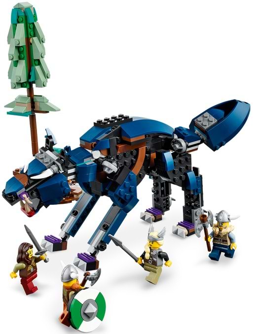 Фото - Конструктор LEGO Creator Корабель вікінгів і Мідгардський змій (31132)