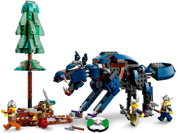 Фото - Конструктор LEGO Creator Корабель вікінгів і Мідгардський змій (31132)