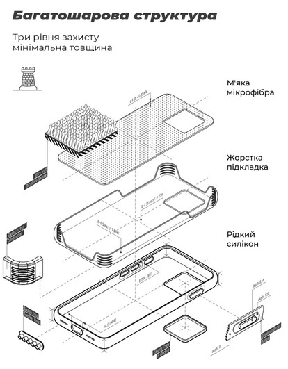 Фото - Чехол для смартфона Armorstandart Icon for Xiaomi Redmi 10/10 2022 Dark Blue (ARM66075)