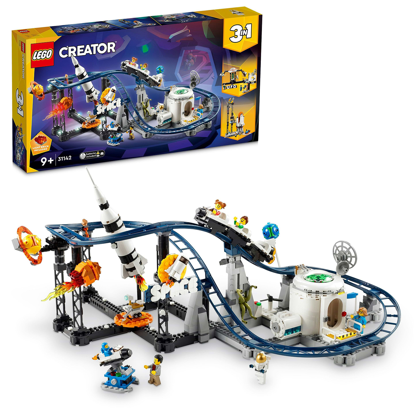 Конструктор LEGO Creator 3 v 1 Космічні гірки (31142) - Фото 1