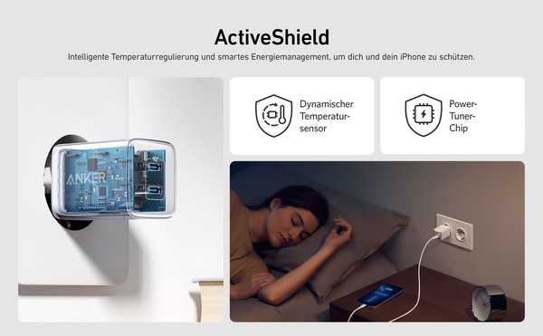 Фото - Сетевое зарядное устройство Anker PowerPort 521 Nano Pro-40W 2xUSB-C PIQ3.0 (A2038G21)