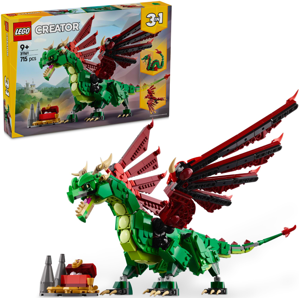 Конструктор LEGO Creator Середньовічний дракон (31161) - Фото 1