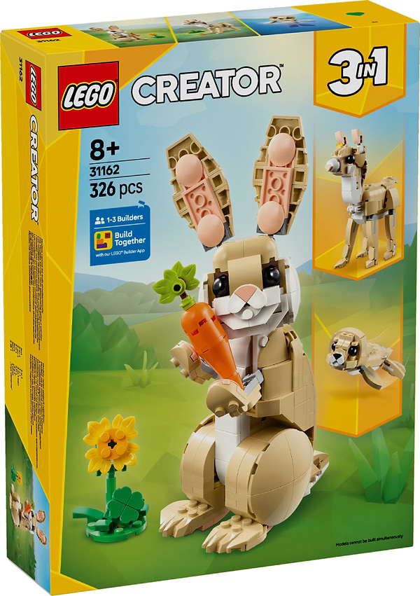 Фото - Конструктор LEGO Creator Чарівне кроленя (31162)
