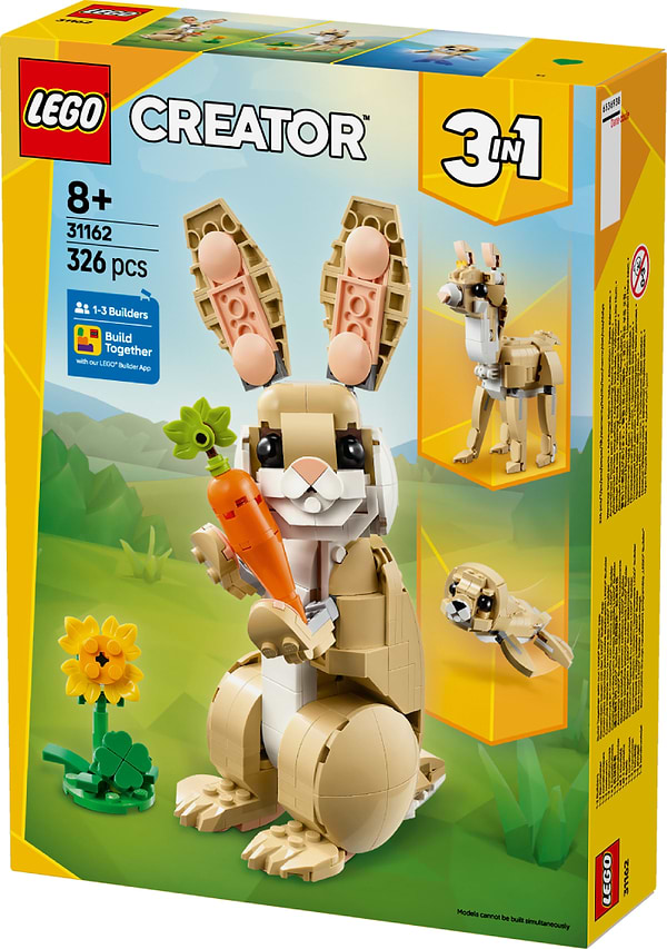 Фото - Конструктор LEGO Creator Чарівне кроленя (31162)