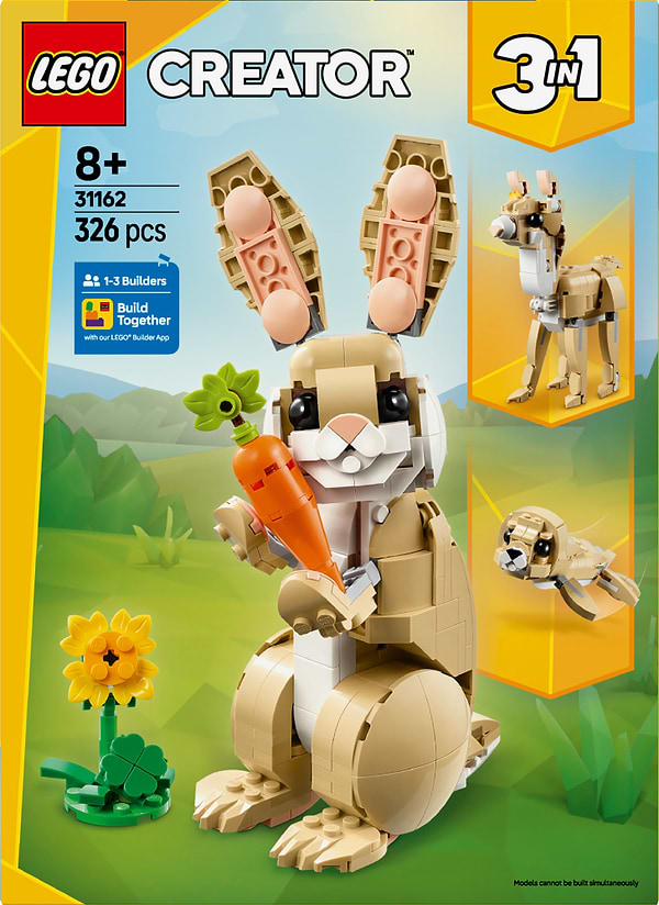 Фото - Конструктор LEGO Creator Чарівне кроленя (31162)