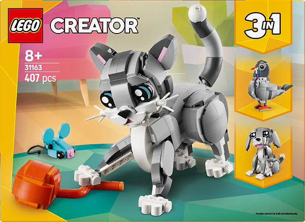 Фото - Конструктор LEGO Creator Игривый кот (31163)