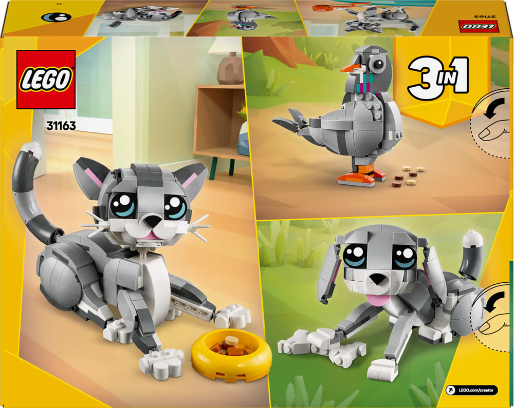 Фото - Конструктор LEGO Creator Грайливий кіт (31163)
