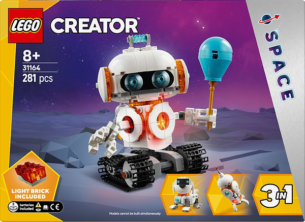 Фото - Конструктор LEGO Creator Космічний робот (31164)
