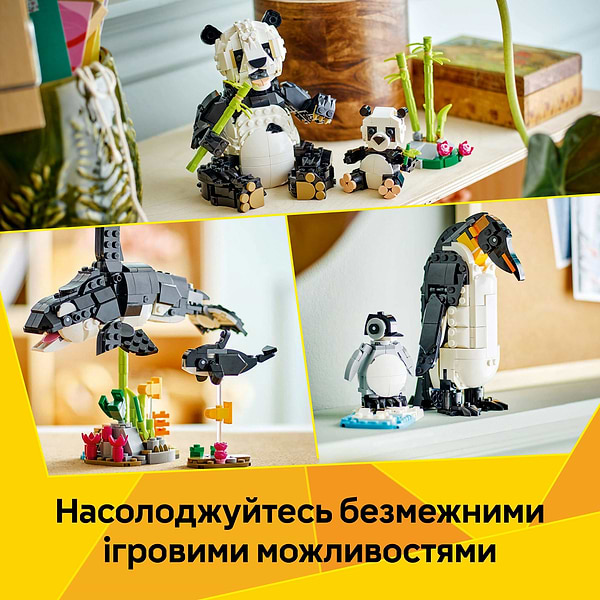Фото - Конструктор LEGO Creator Дикие животные: пандовые (31165)