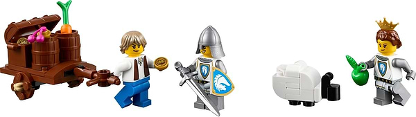 Фото - Конструктор LEGO Creator Середньовічний замок із лицарем на коні (31168)