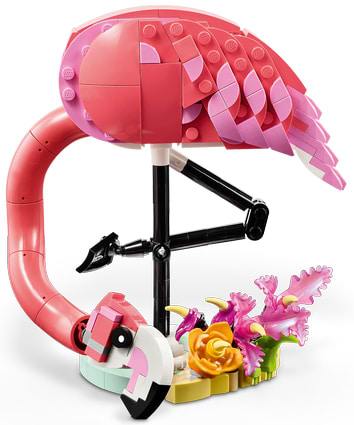 Фото - Конструктор LEGO Creator Дикі тварини: рожевий фламінго (31170)