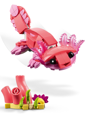 Фото - Конструктор LEGO Creator Дикі тварини: рожевий фламінго (31170)