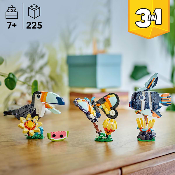 Фото - Конструктор LEGO Creator Дикие животные: тропический тукан (31173)