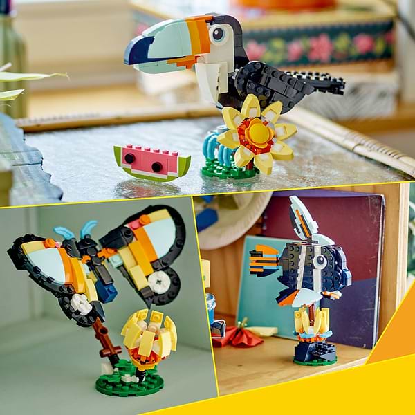 Фото - Конструктор LEGO Creator Дикие животные: тропический тукан (31173)