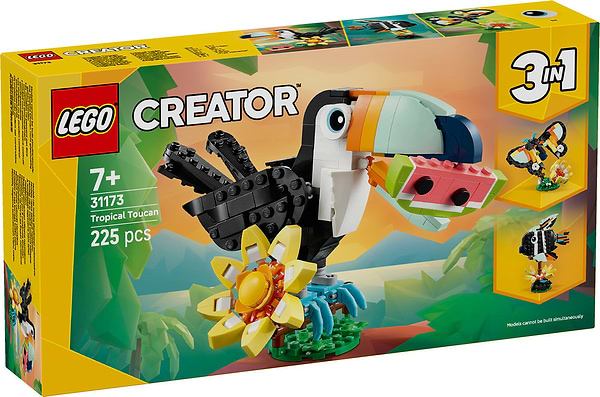 Фото - Конструктор LEGO Creator Дикие животные: тропический тукан (31173)