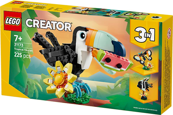 Фото - Конструктор LEGO Creator Дикие животные: тропический тукан (31173)