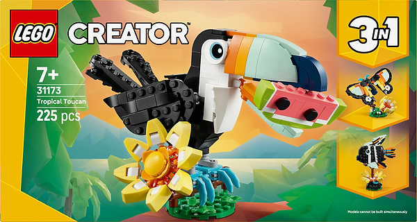 Фото - Конструктор LEGO Creator Дикие животные: тропический тукан (31173)