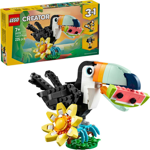 Фото - Конструктор LEGO Creator Дикие животные: тропический тукан (31173)
