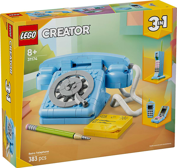 Фото - Конструктор LEGO Creator Ретро телефон (31174)