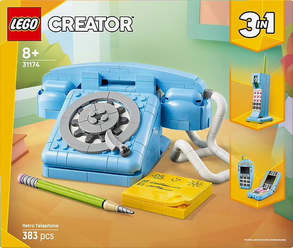 Фото - Конструктор LEGO Creator Ретро телефон (31174)