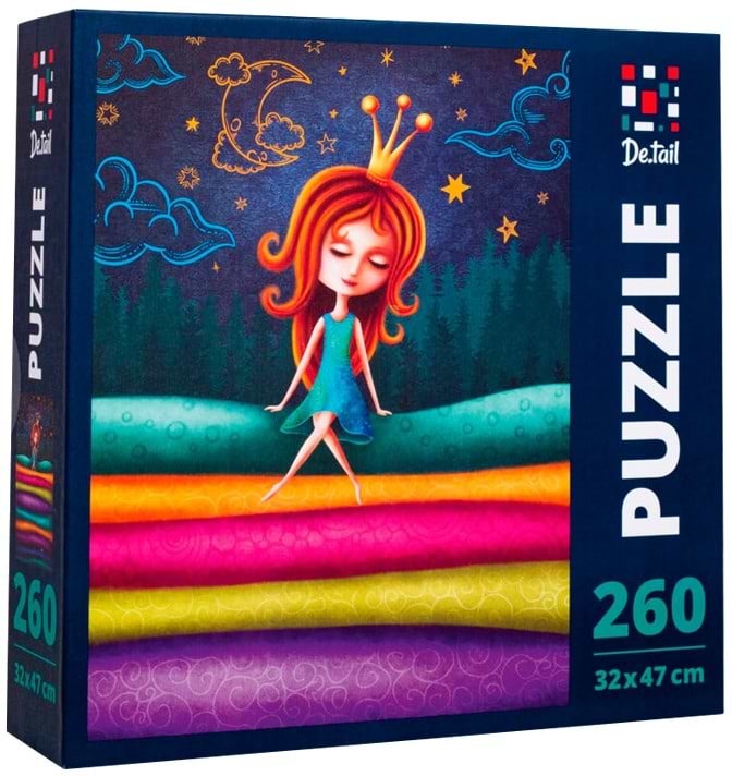 Пазлы картонные (5-7 лет) De.tail «Princess» (260 элем.)(DT200-04)	 - Фото 1