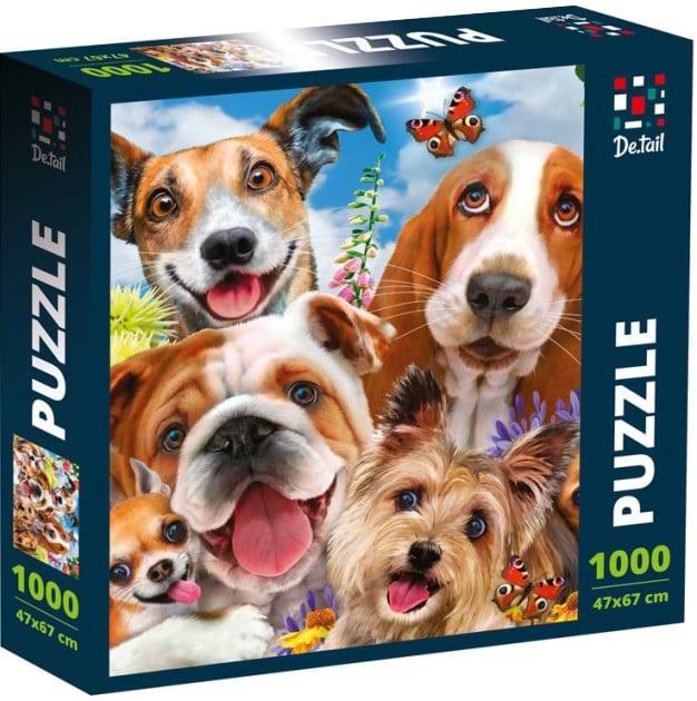 Пазли (8 +) De.tail «Pooch Selfie» (1000 елем.) (DT1000-04)