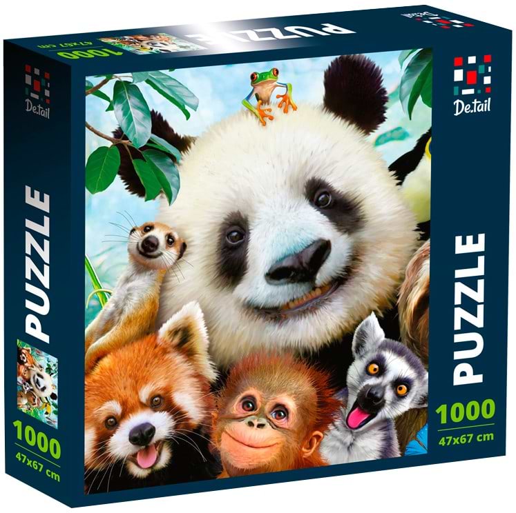 Пазли (8 +) De.tail «Zoo Selfie» (1000 елем.) (DT1000-03)