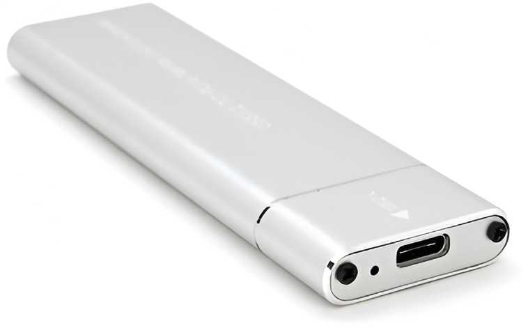 Внешний карман Voltronic NVME Type-C Silver (YT-NVME)