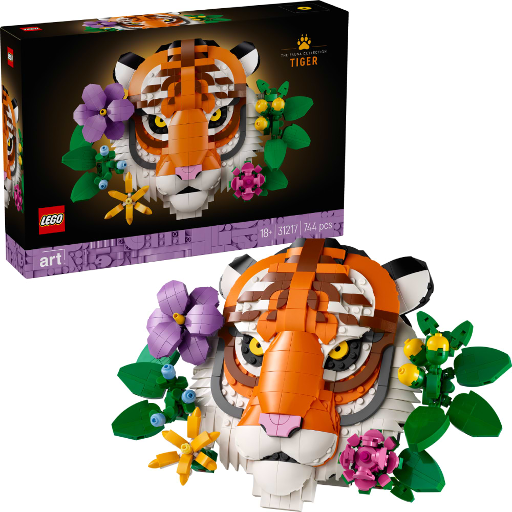 Конструктор LEGO Art Колекція фауни - Тигр (31217) - Фото 1
