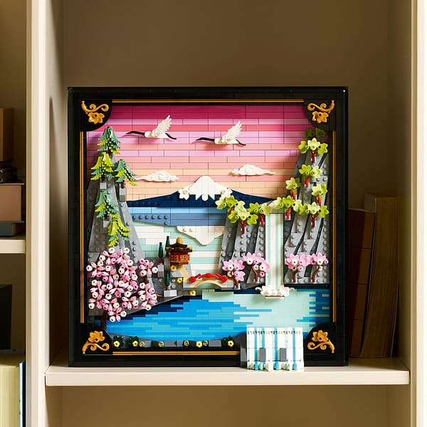 Фото - Конструктор LEGO ART Японский пейзаж с цветением сакуры (31218)