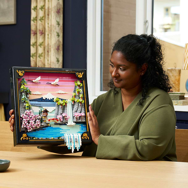 Фото - Конструктор LEGO ART Японский пейзаж с цветением сакуры (31218)