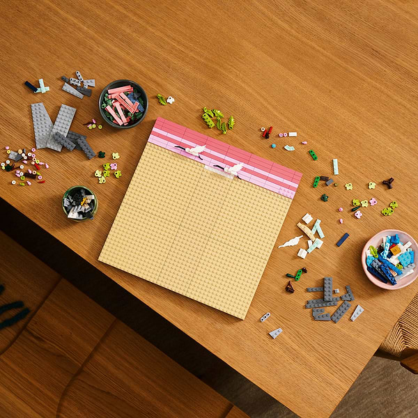 Фото - Конструктор LEGO ART Японский пейзаж с цветением сакуры (31218)