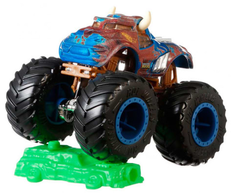 Фото - Уценка - Базовая машинка Hot Wheels Внедорожник 1:64 серии «Monster Trucks» (в асс.) (FYJ44)