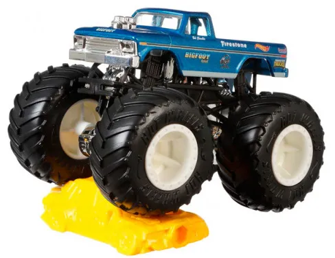 Фото - Уценка - Базовая машинка Hot Wheels Внедорожник 1:64 серии «Monster Trucks» (в асс.) (FYJ44)