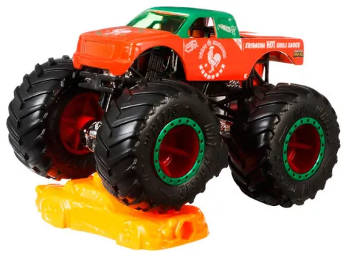 Фото - Уценка - Базовая машинка Hot Wheels Внедорожник 1:64 серии «Monster Trucks» (в асс.) (FYJ44)