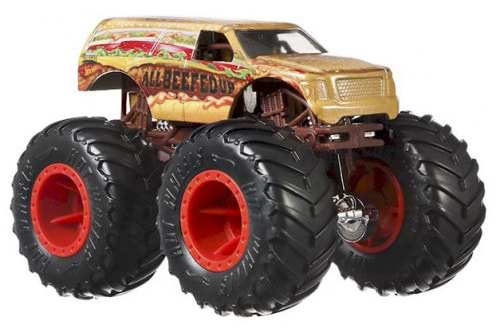 Фото - Уценка - Базовая машинка Hot Wheels Внедорожник 1:64 серии «Monster Trucks» (в асс.) (FYJ44)